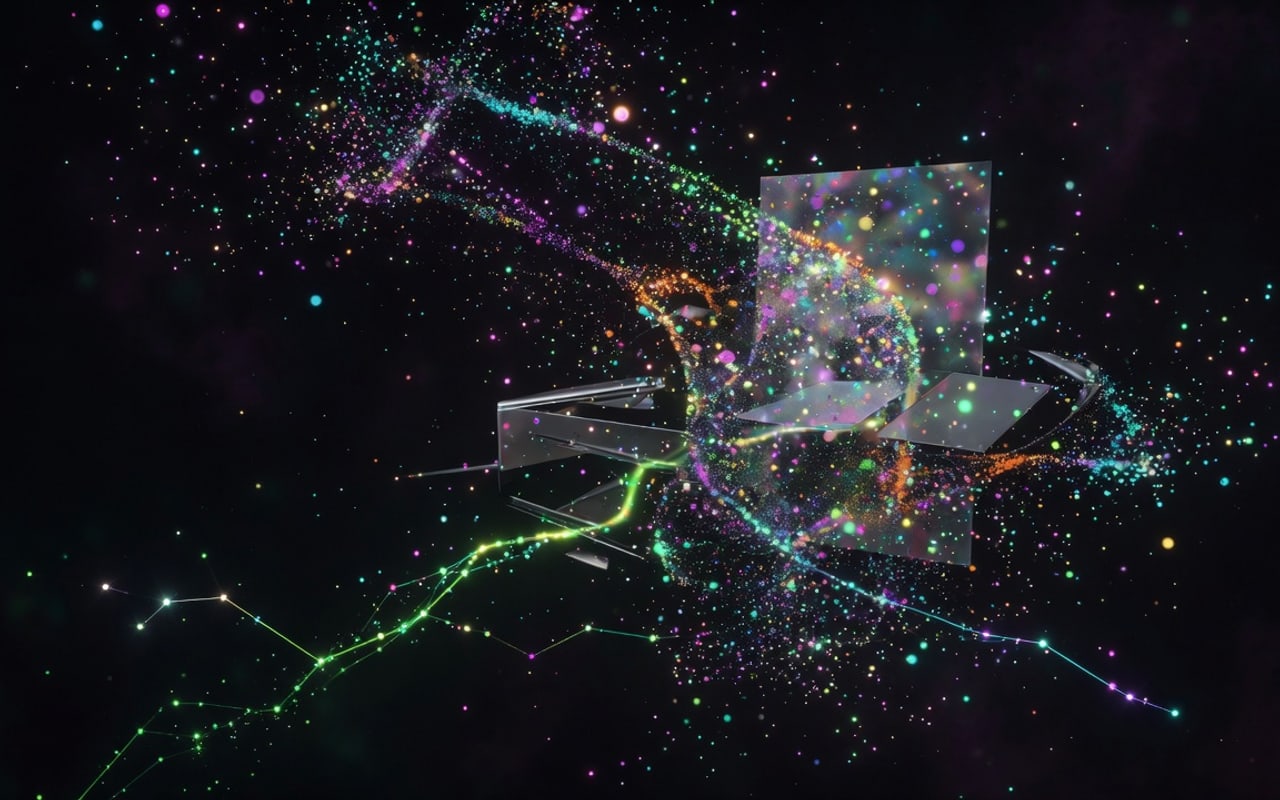 Gaussian splat point cloud visualization
