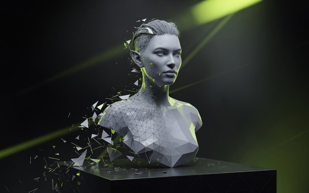 Textured mesh reconstruction from a photo