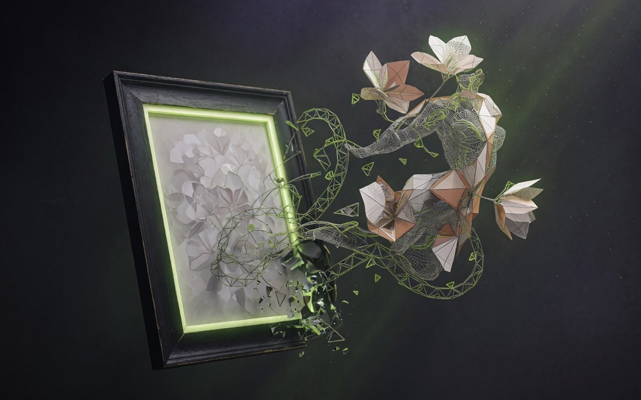 Camera frustum and video geometry